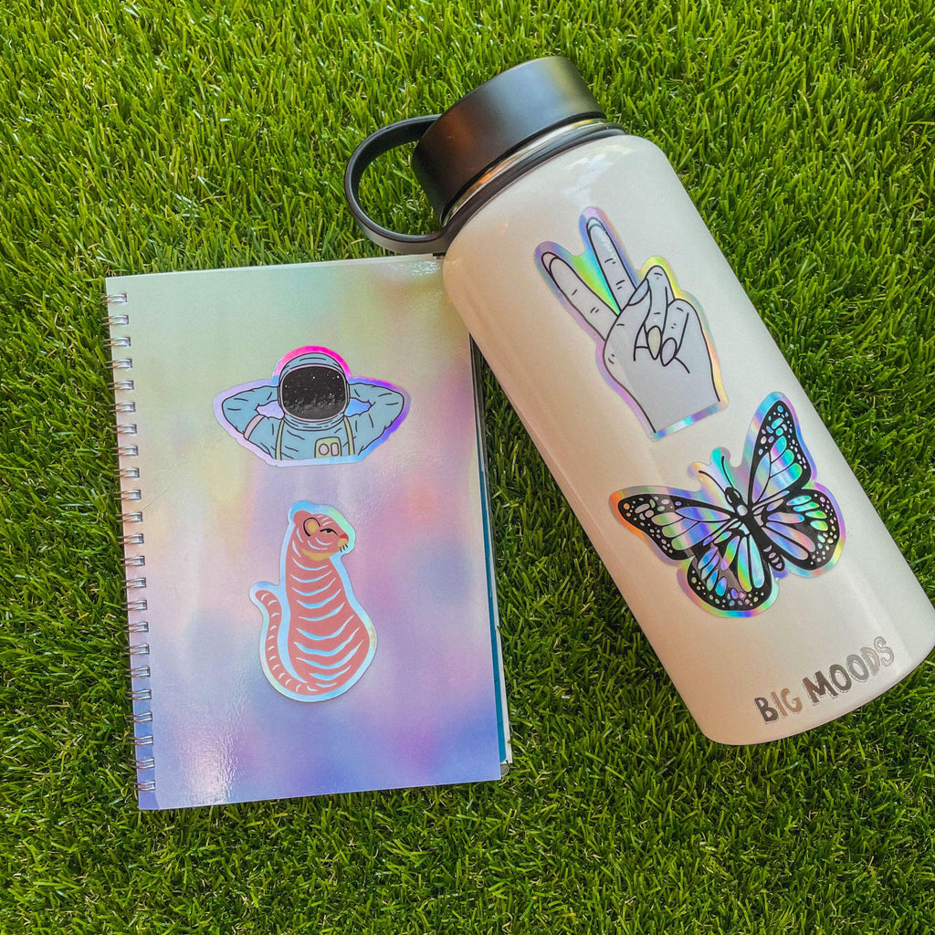 Water Bottle Multi Color Aesthetic Sticker – Big Moods