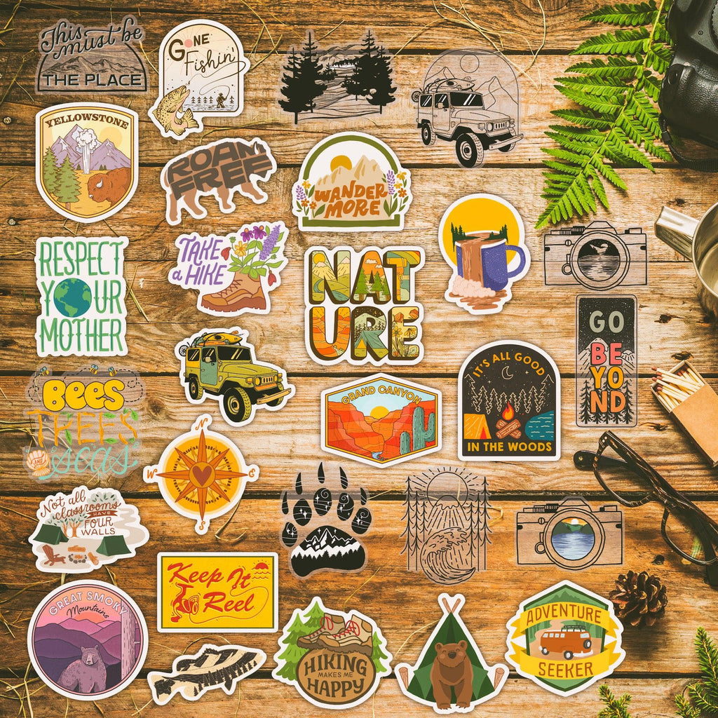 Fishing And Nature Stickers 5 Pack – Big Moods