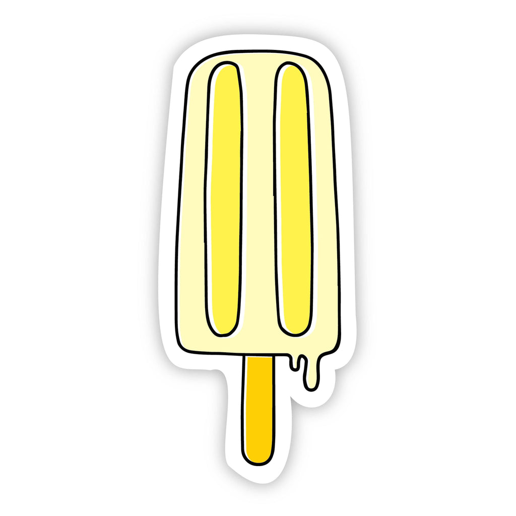 Popsicle Yellow Aesthetic Sticker Big Moods