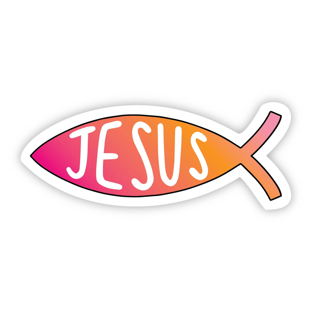 Jesus Multicolor Sticker