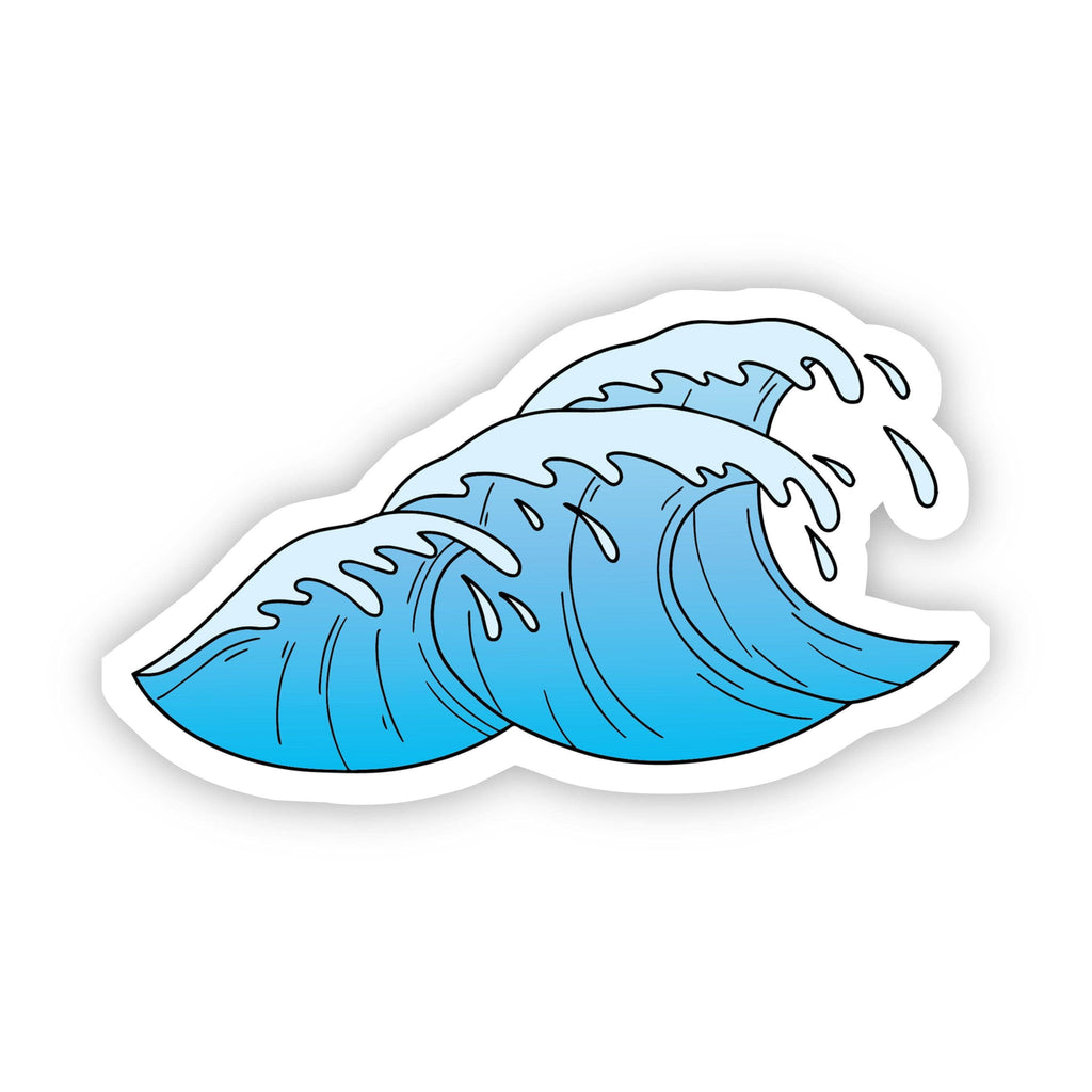 Pineapple Blue Aesthetic Sticker – Big Moods