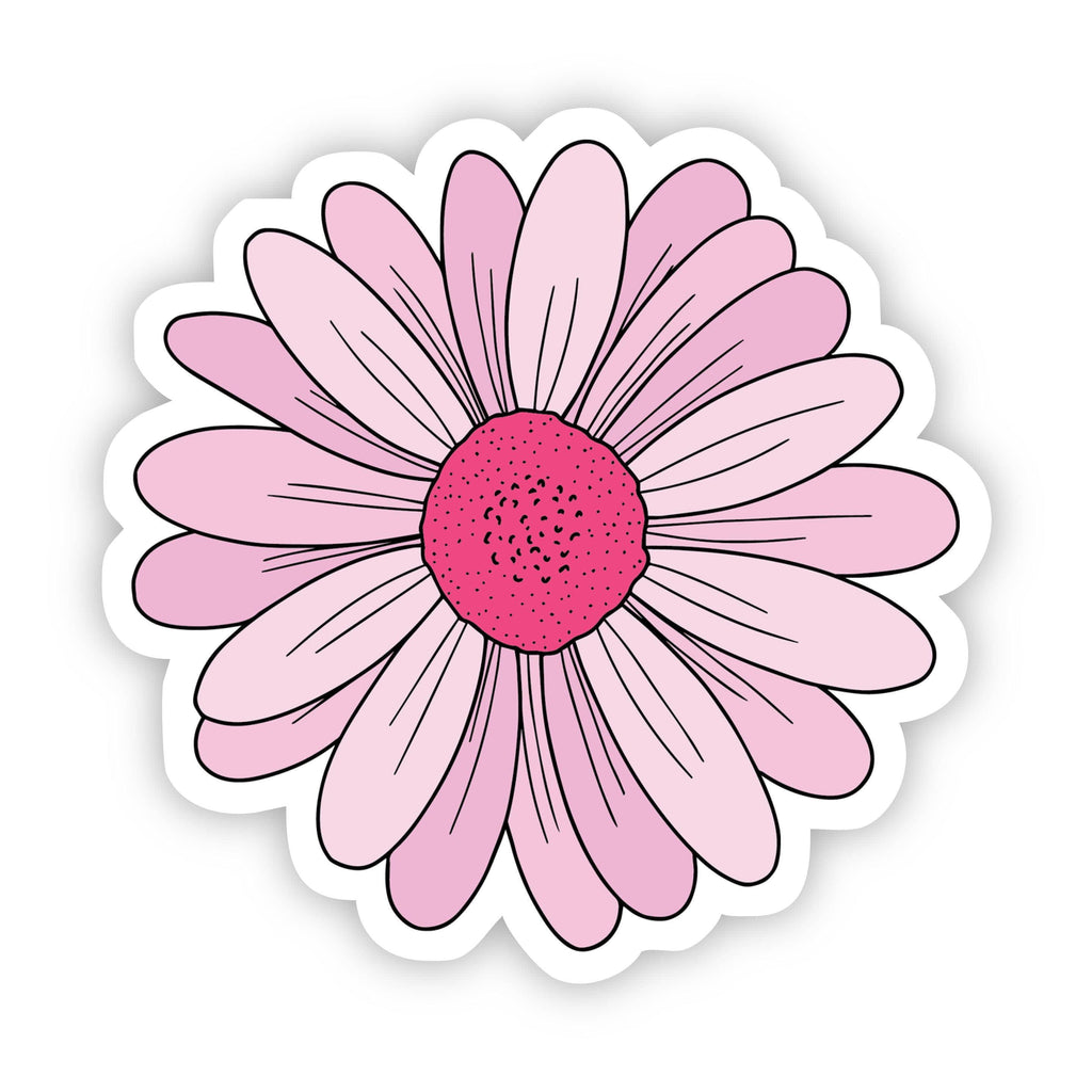 Pink Flower Watercolor Sticker