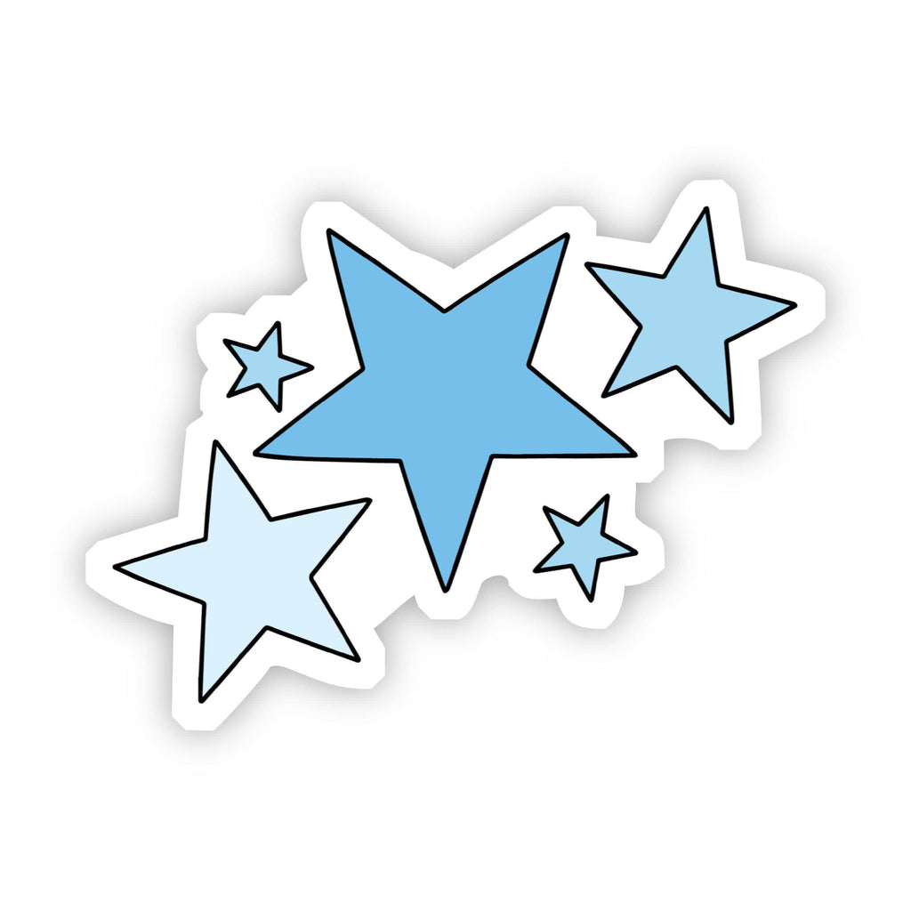 Shaka Light Blue Aesthetic Sticker - Hang Loose – Big Moods