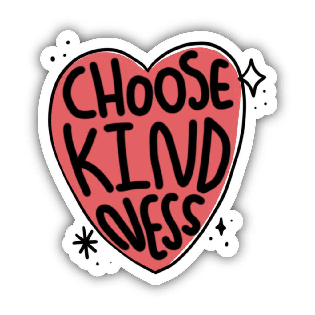 Choose Kindness Bubble Letters - Positivity Sticker – Big Moods