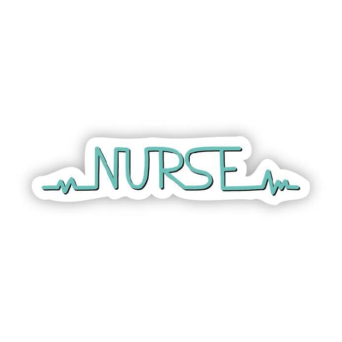 The Retro Nurse Hat Sticker