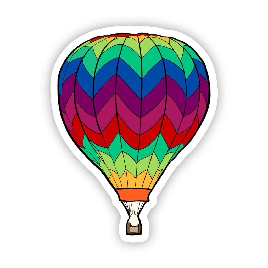 Hot Air Ballon Sticker, Dream Big Sticker, Waterbottle Sticker