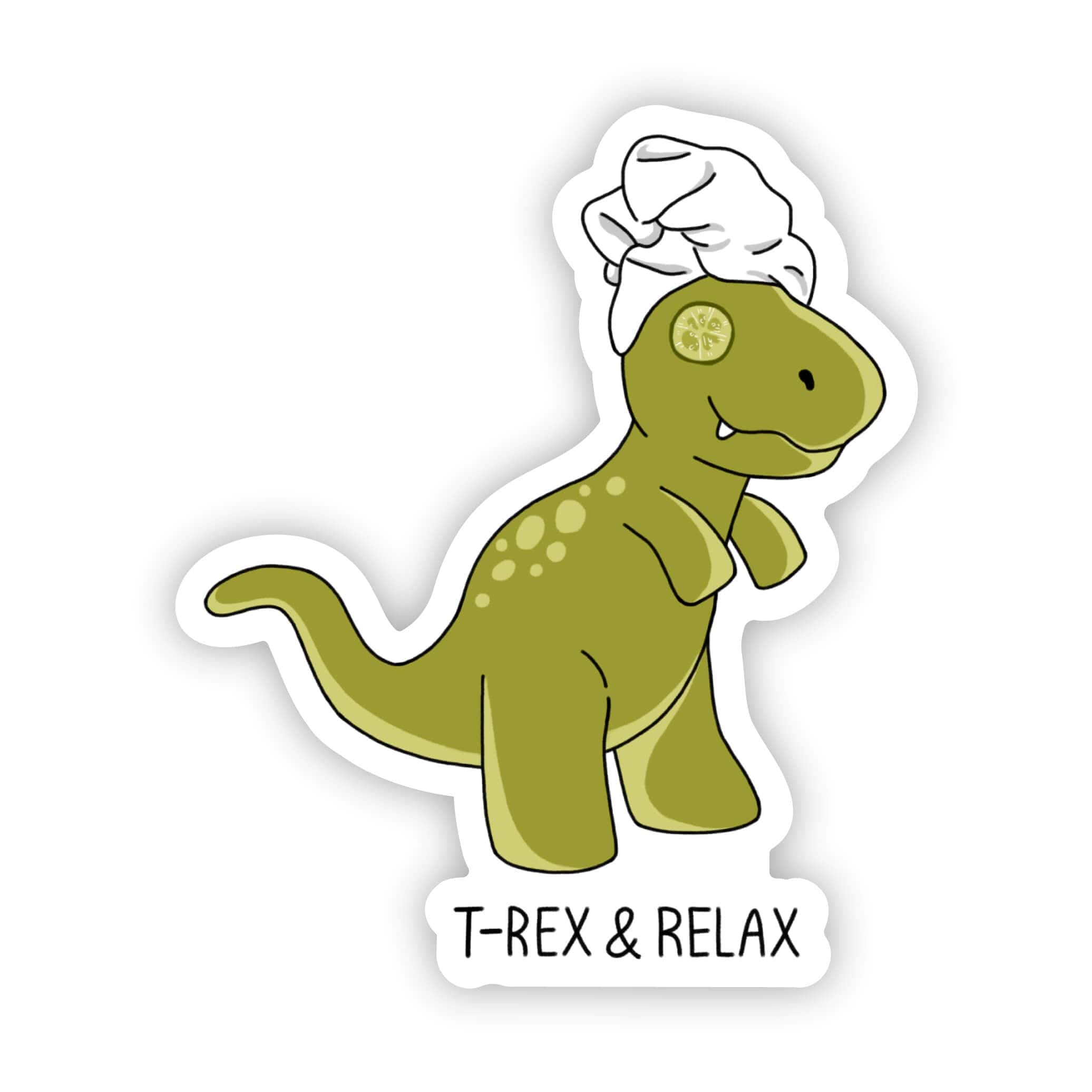 T-Rex and Relax Sticker