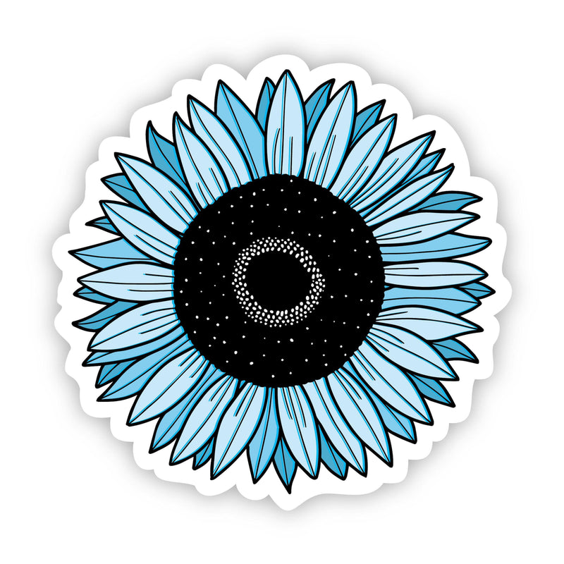 Sunflower Blue Aesthetic Sticker Big Moods
