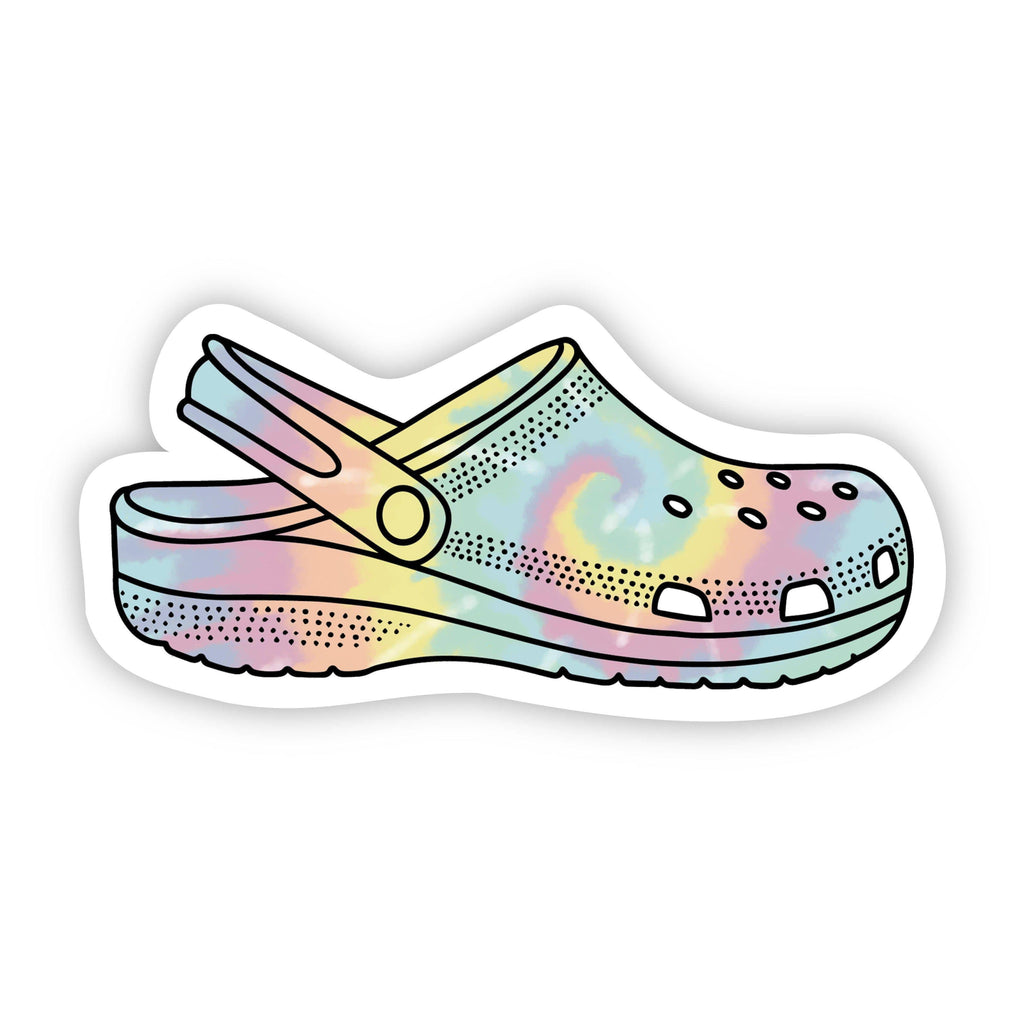 Croc Tie Dye Aesthetic Sticker – Big Moods