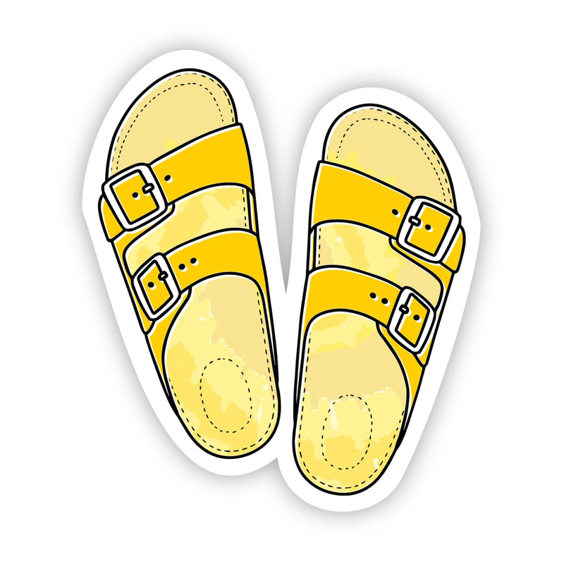 Sandals Yellow Aesthetic Sticker