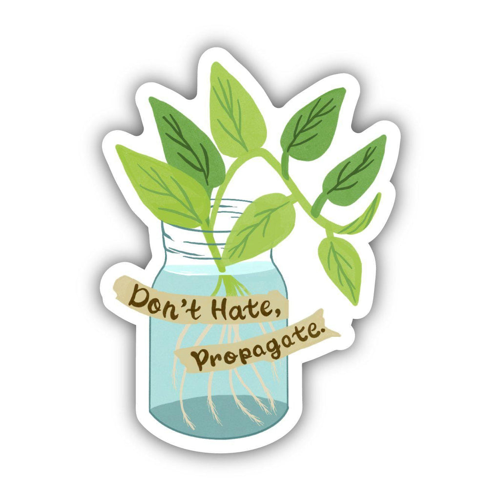 CLEAR Just One More Plant Sticker, 4 x 3.86 in. – Jenny Provo Designs