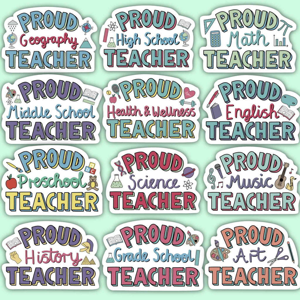 Big Moods Teacher Sticker Pack 5pc : Target