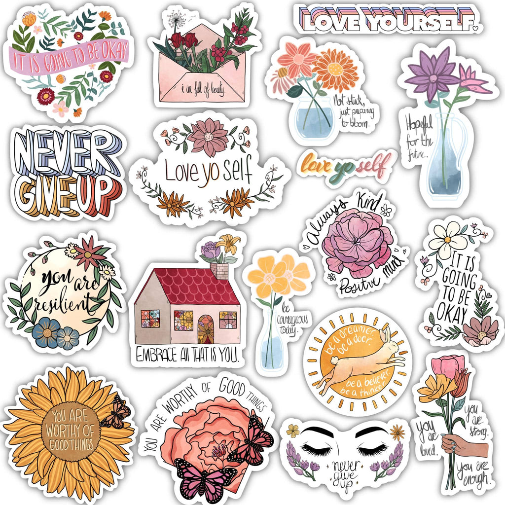 Colorful Faith Sticker 14 Pack – Big Moods