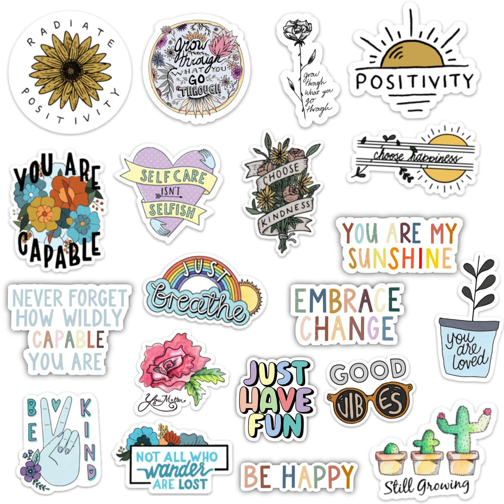 Positivity Sticker 18 Pack – Big Moods