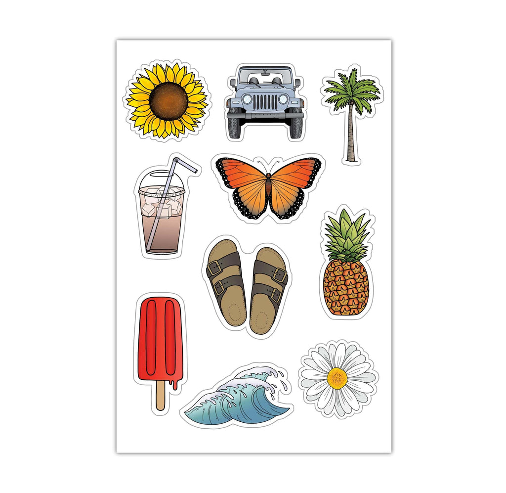 Big Moods VSCO Girl Sticker Pack 10pc