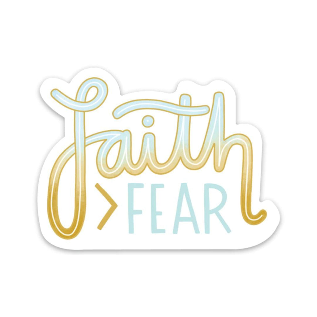 The Struggle is Real. But so is God - Lettering Faith Sticker
