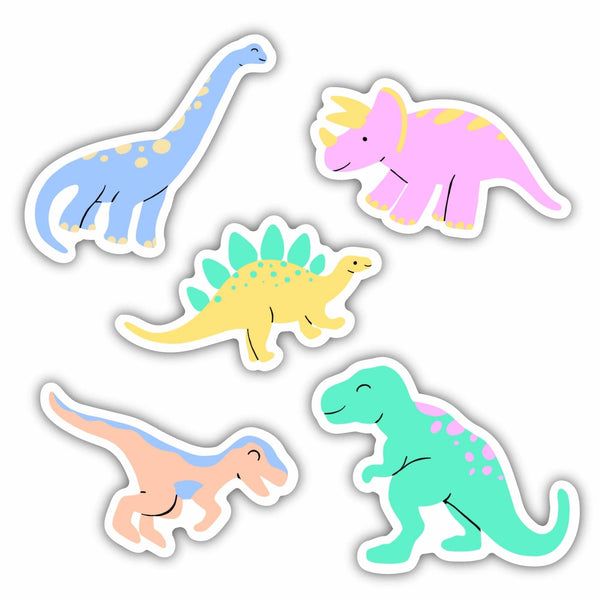 verhaal Teken zoon Cute Dinosaur Stickers 5 Pack – Big Moods