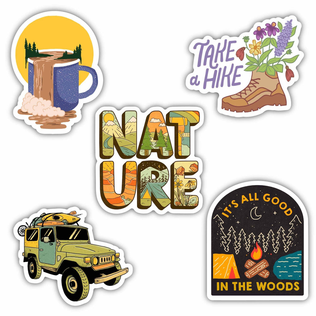 No Worries BIG Sticker – Outdoor Addiction Stickers and magnets