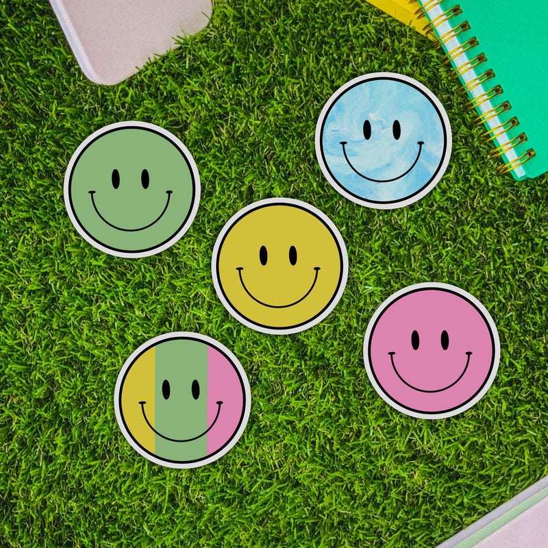 Face Aesthetic Sticker 5 Pack Big Moods