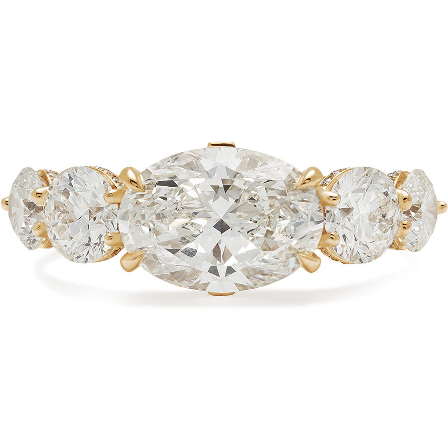 Ashara Bea - 18k Yellow Gold & White Diamond (10.01ct)