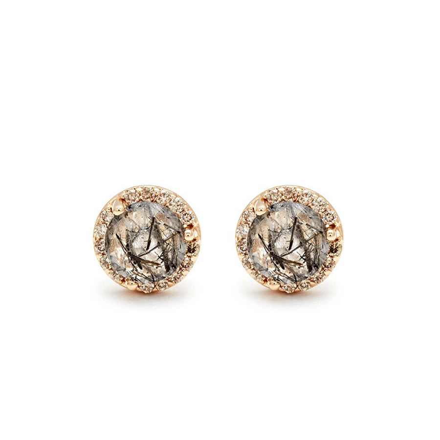 Rosette Stud Earrings