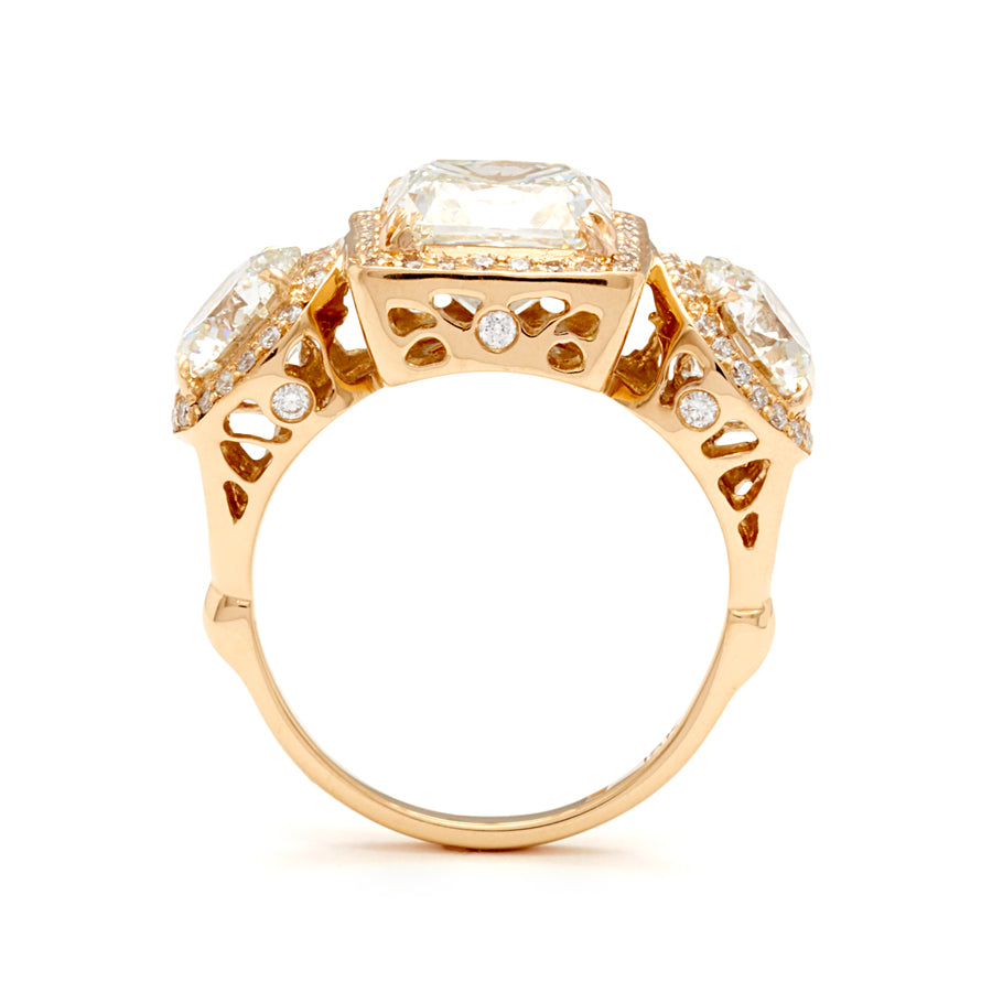 Astarte Ring - 18k Yellow Gold & White Diamond (3.01ct)