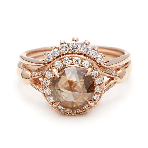 Shop Champagne Diamond Engagement Rings – Anna Sheffield Jewelry