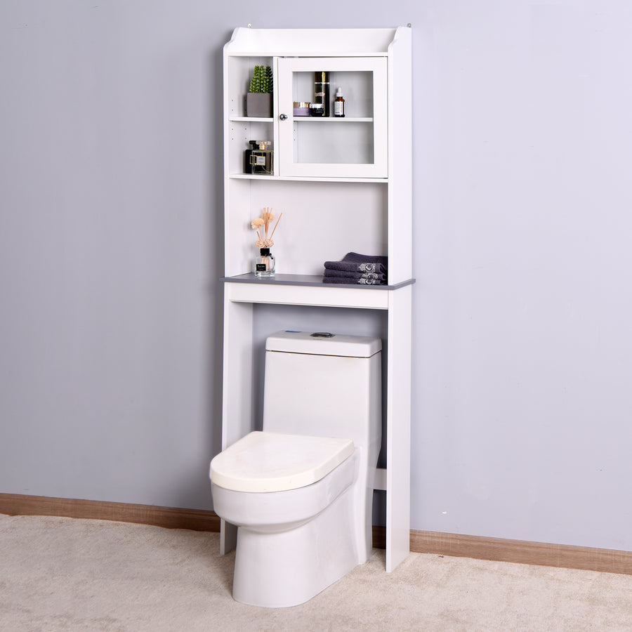 standing bathroom cabinet over toilet