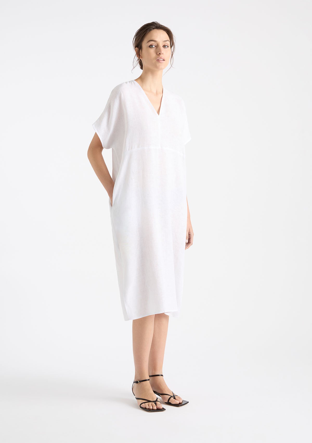 Mela Purdie Pure Linen Wedge Dress