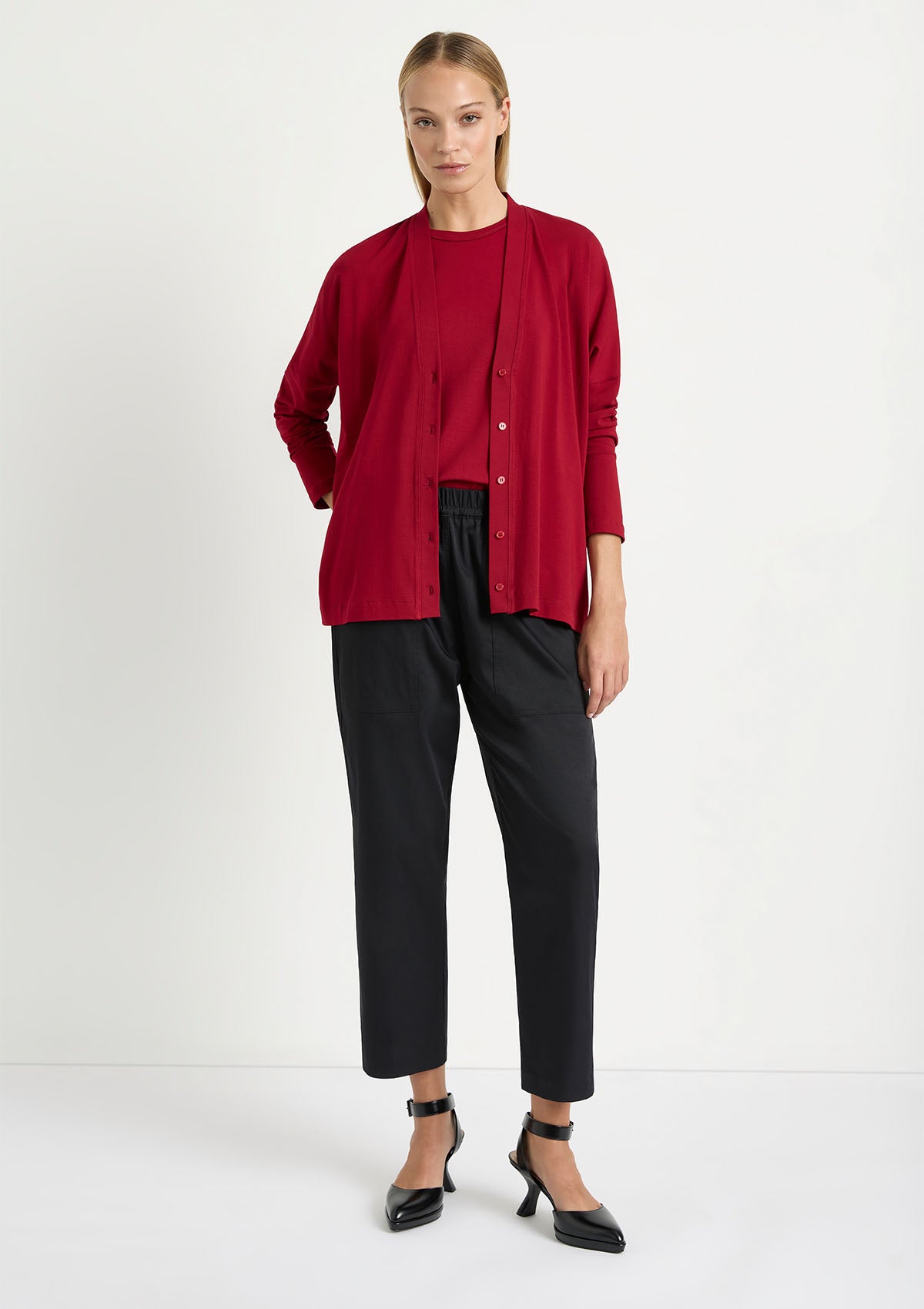 Mela Purdie Matte Jersey Studio Cardigan