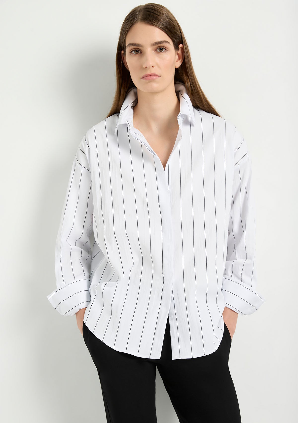 Mela Purdie Pin Popilene Relaxed Mid Shirt