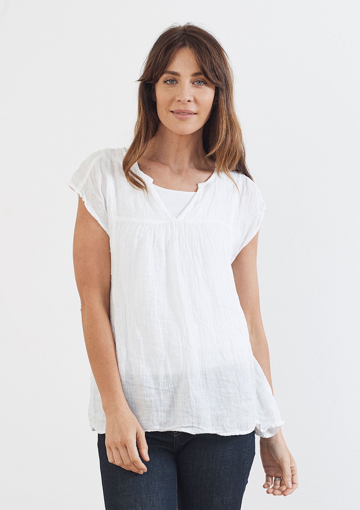 CP Shades Lena Linen Top