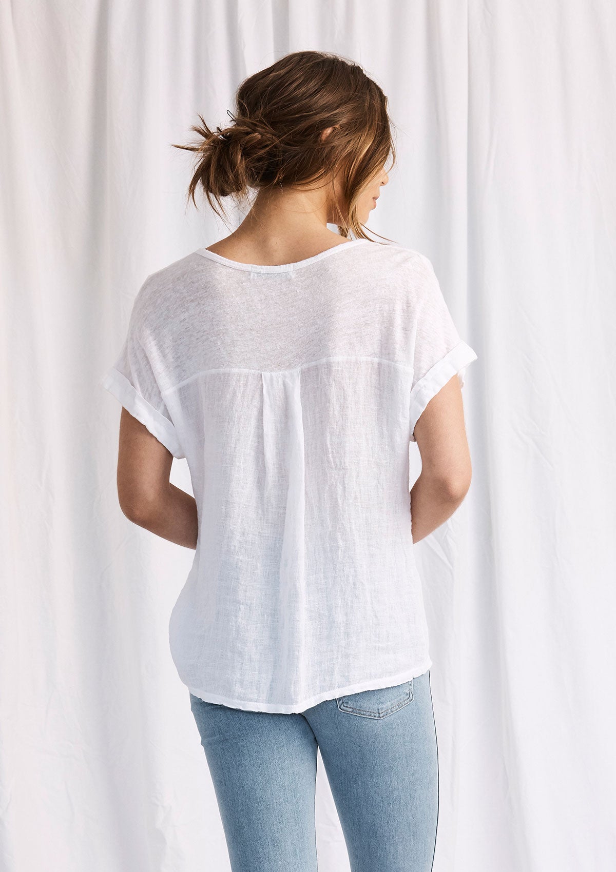 Khlassik Poppy Linen Tee