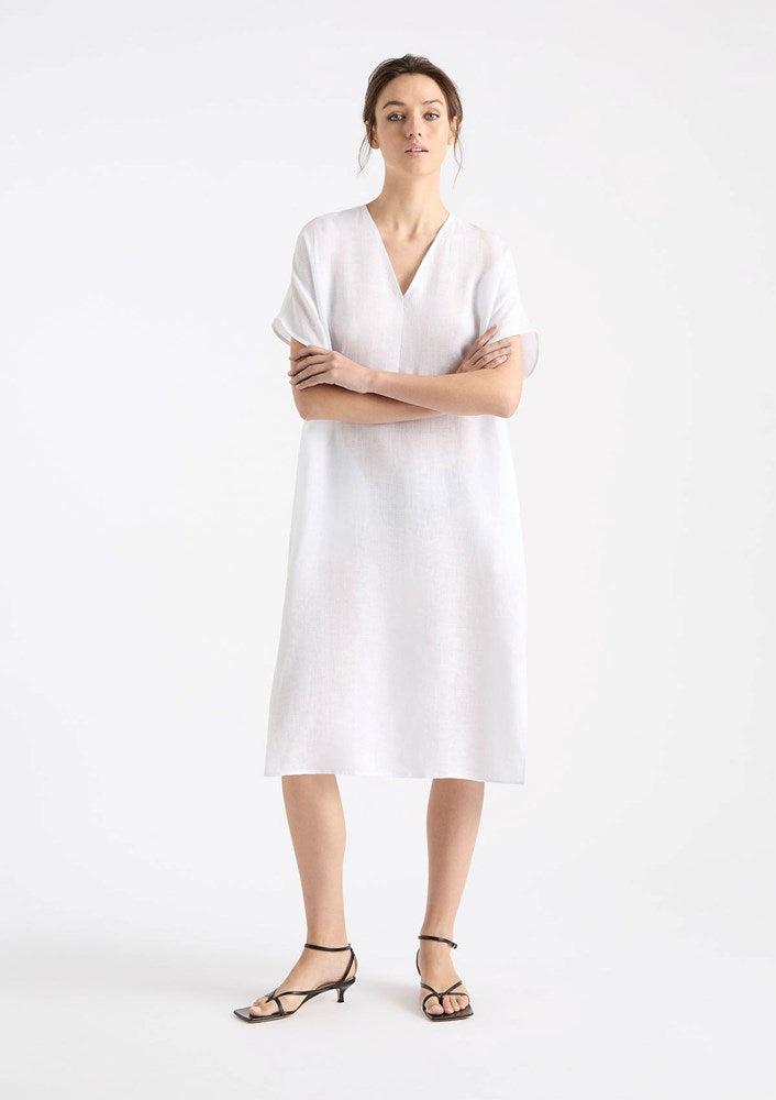 Mela Purdie Pure Linen Wedge Dress