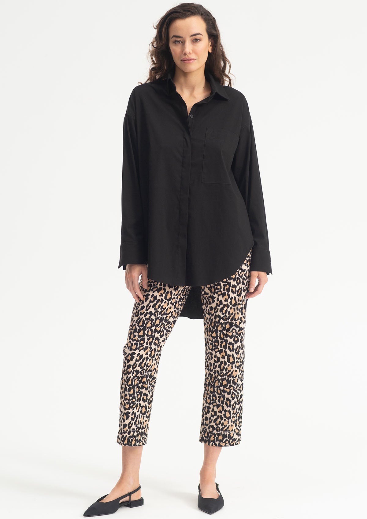 Mela Purdie Animal Spot Popilene Cropped Pant