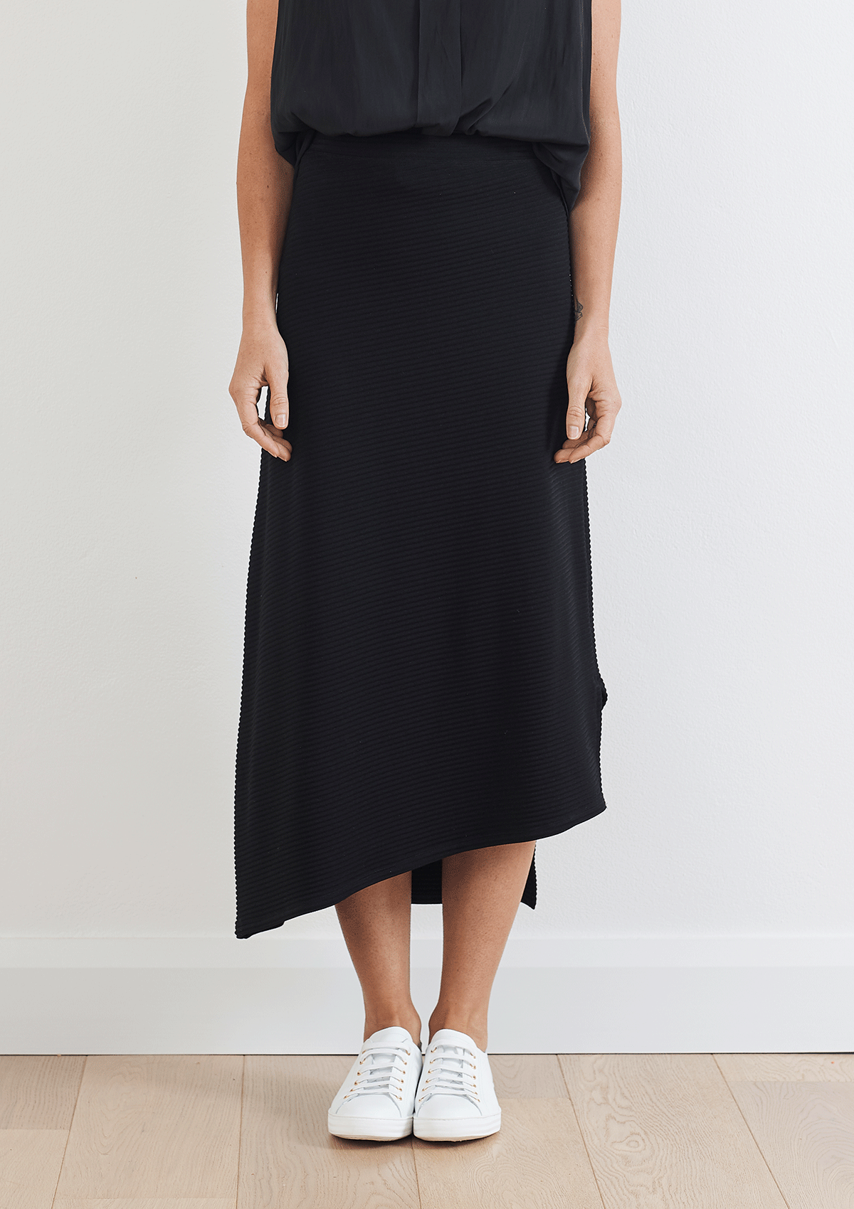 Mela Purdie Ridge Knit Oblique Skirt