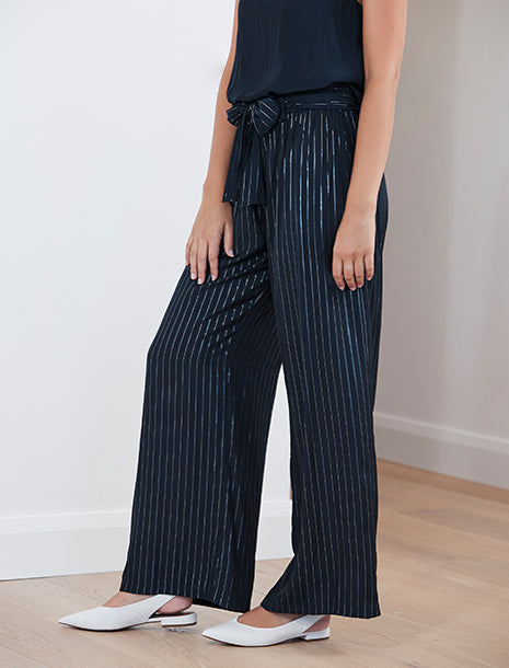 Mela Purdie Glitter Stripe Maxi Retreat Pant