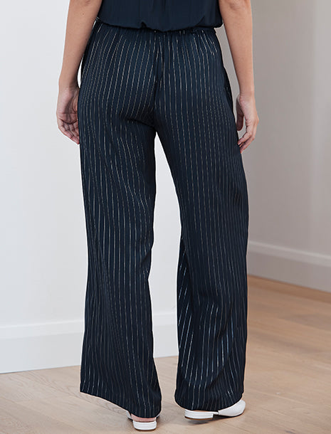 Mela Purdie Glitter Stripe Maxi Retreat Pant