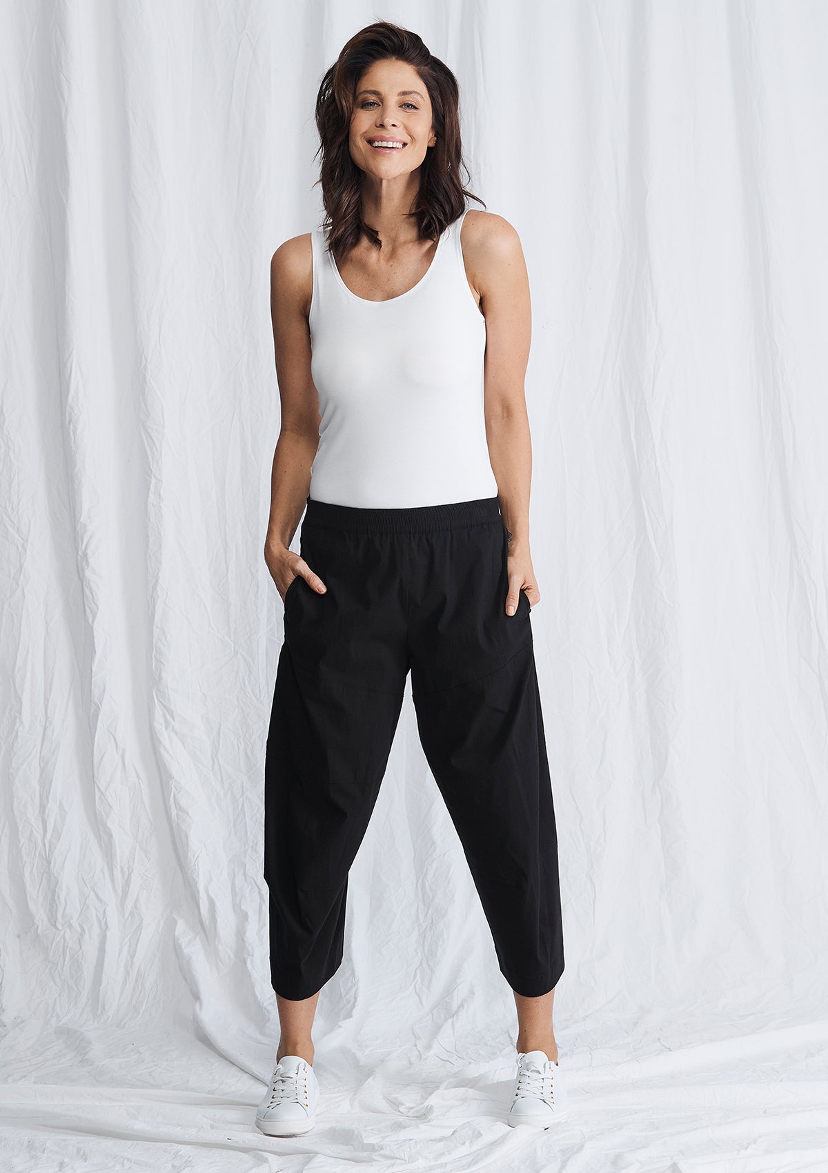 Mela Purdie Microprene Cropped Tuscan Pant