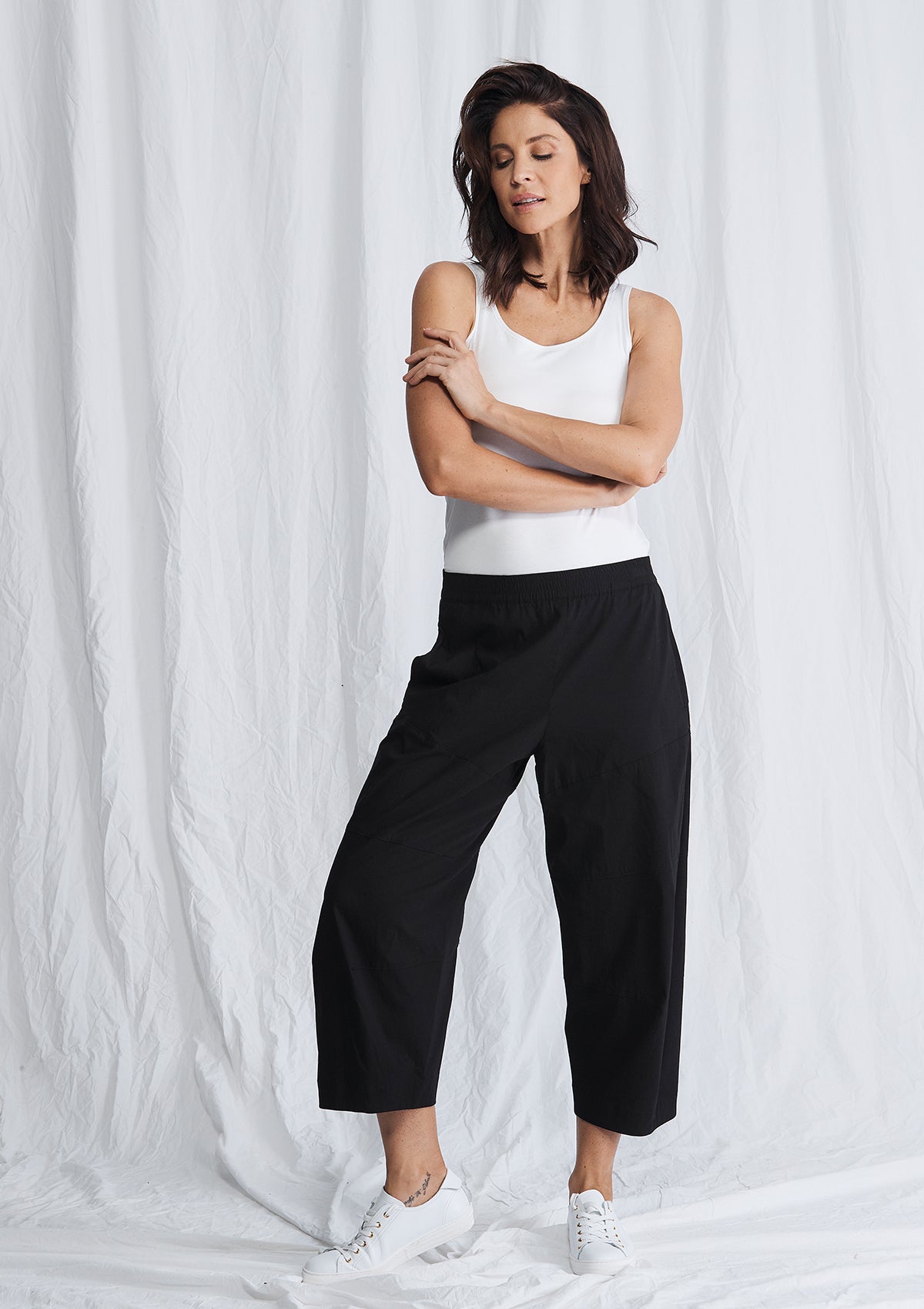 Mela Purdie Microprene Cropped Tuscan Pant