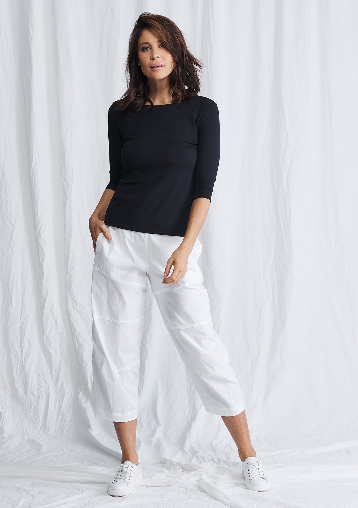 Mela Purdie Microprene Cropped Tuscan Pant