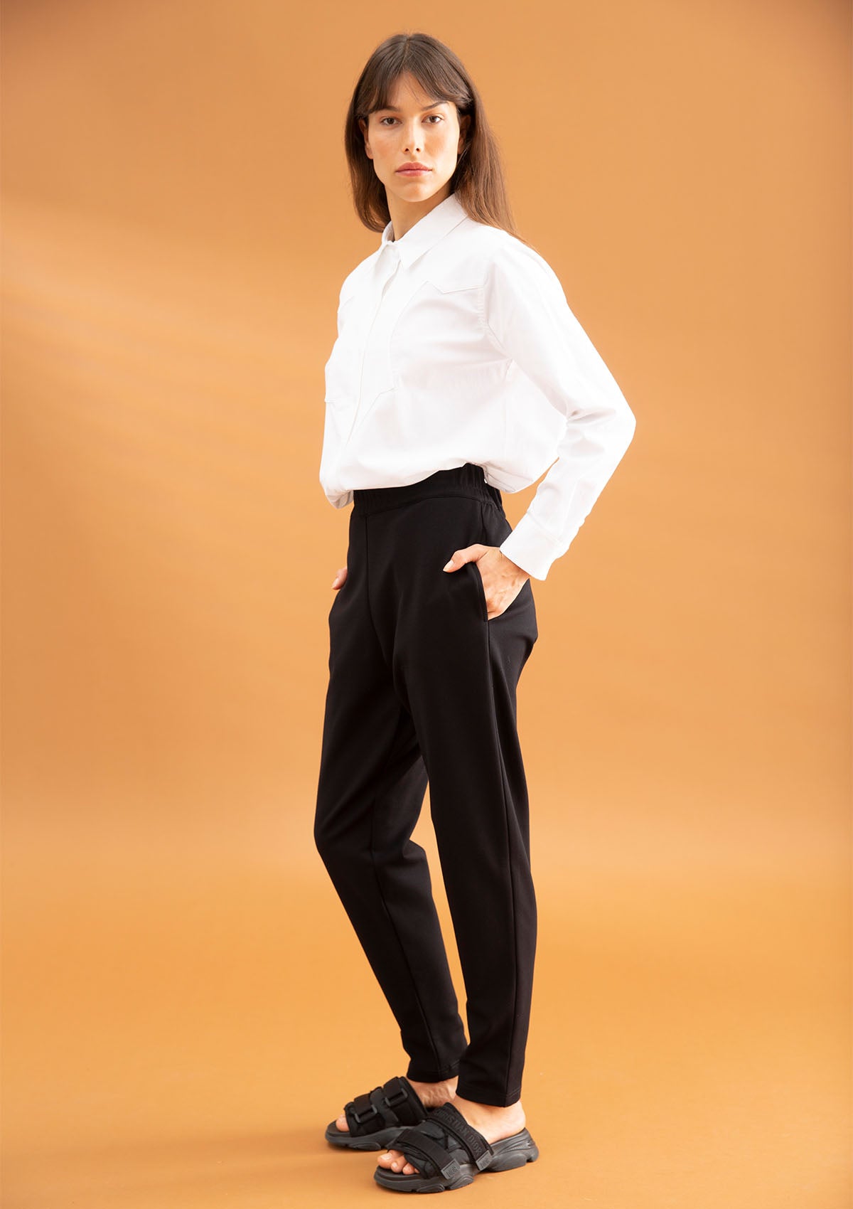 Mela Purdie Polished Ponte Base Pant