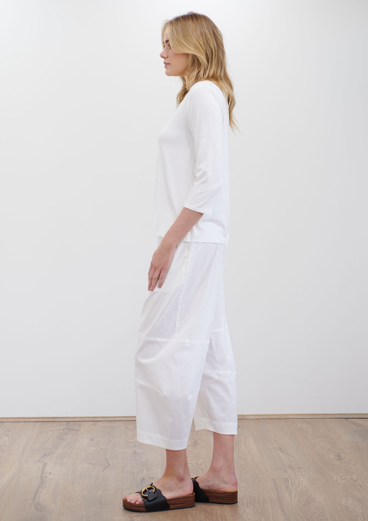 Mela Purdie Microprene Crop Frame Pant