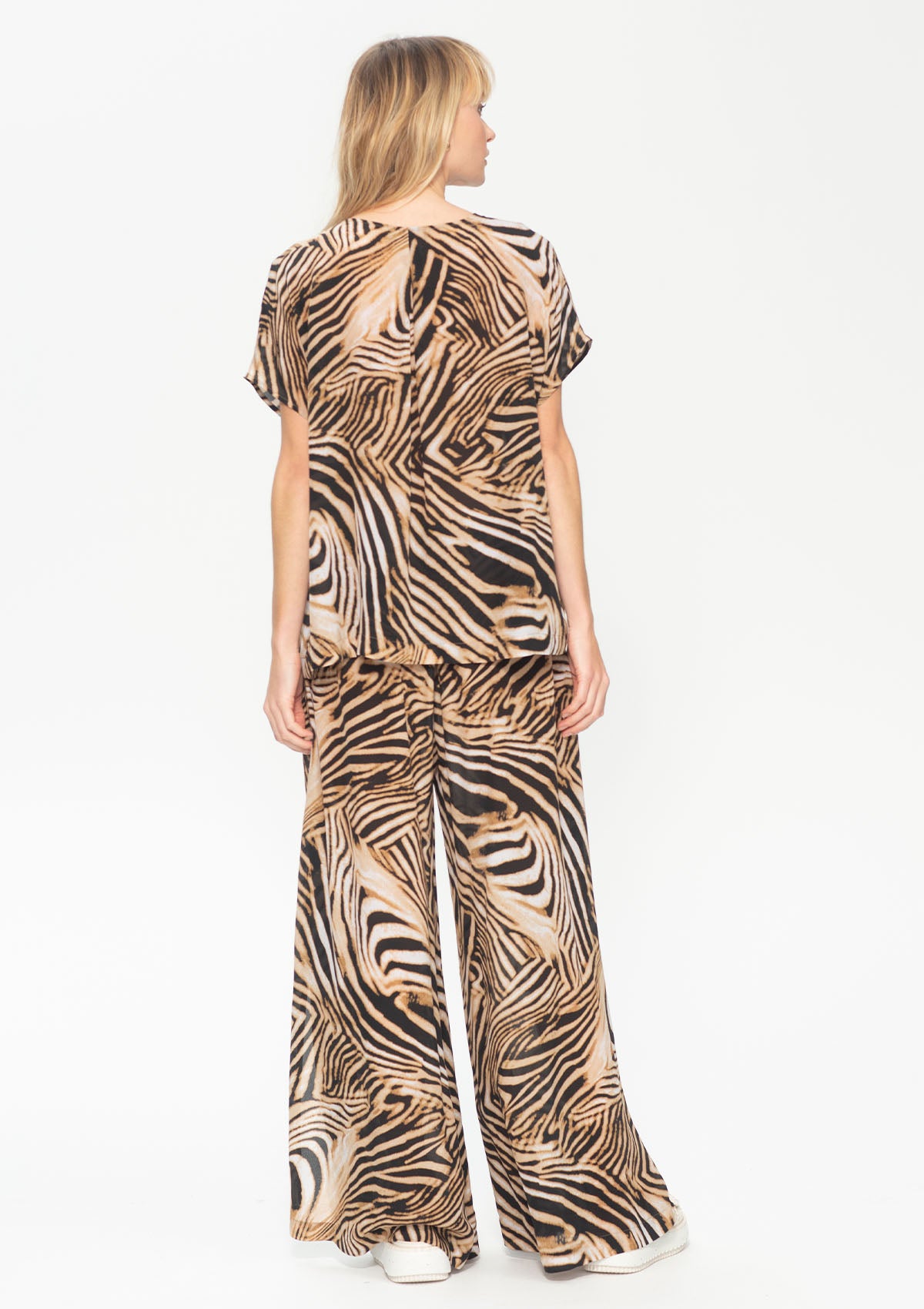 Mela Purdie Sahara Print Silk Swish Pant