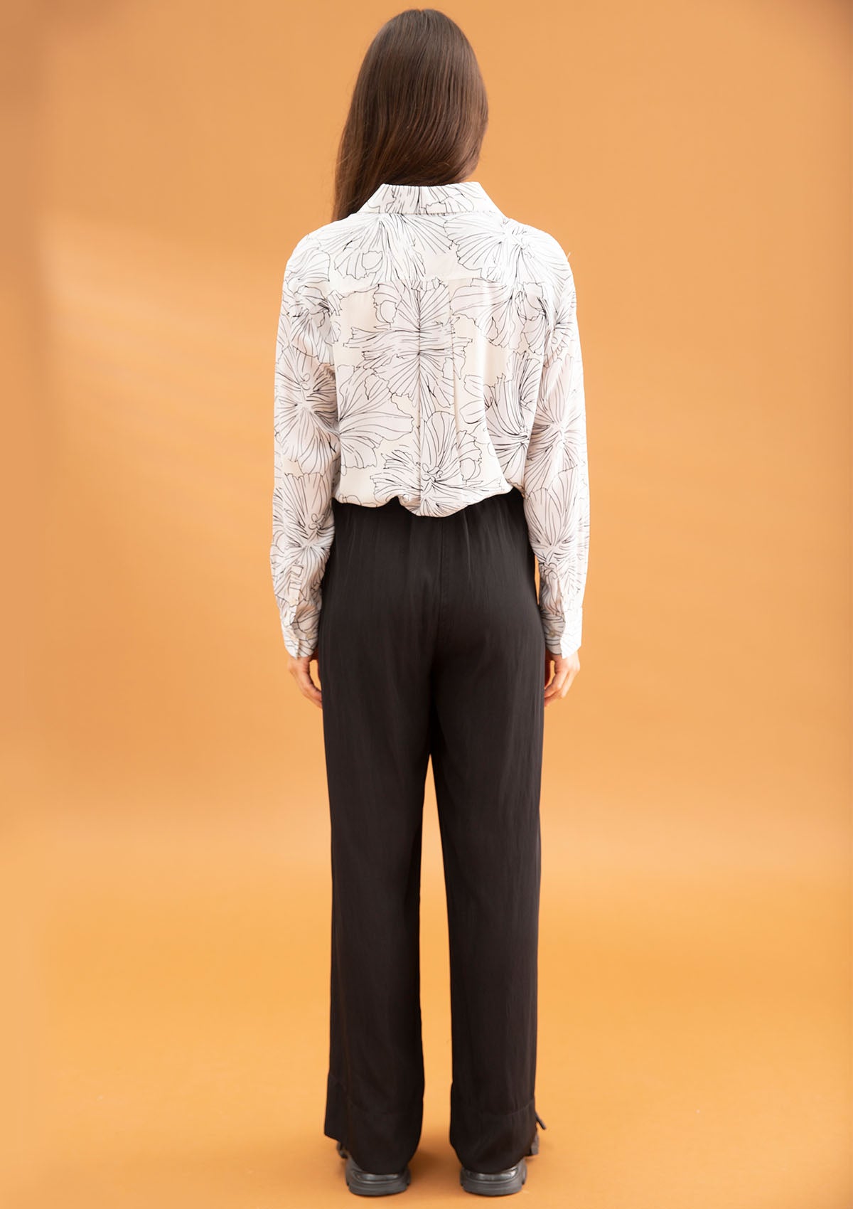 Mela Purdie Gauguin Floral Print Silk Soft Shirt