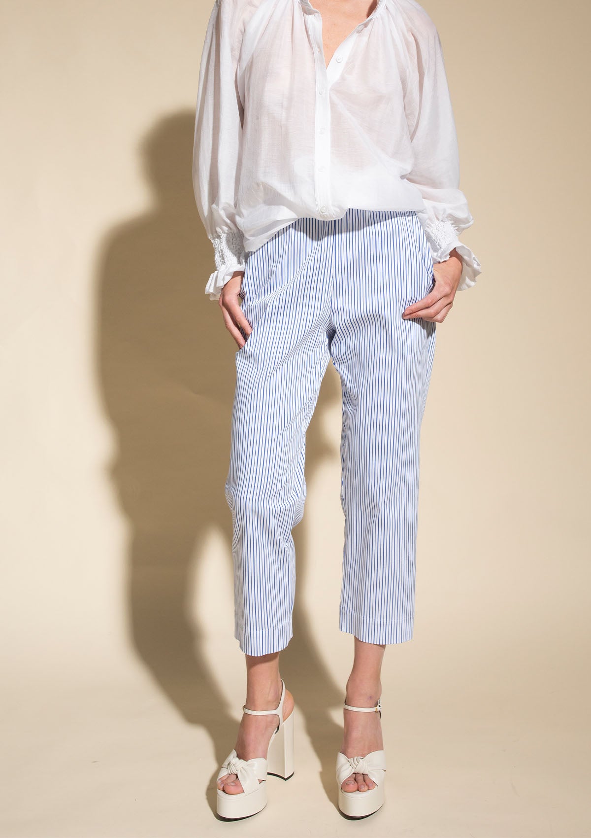 Mela Purdie Pencil Stripe Popilene Fatigue Pant