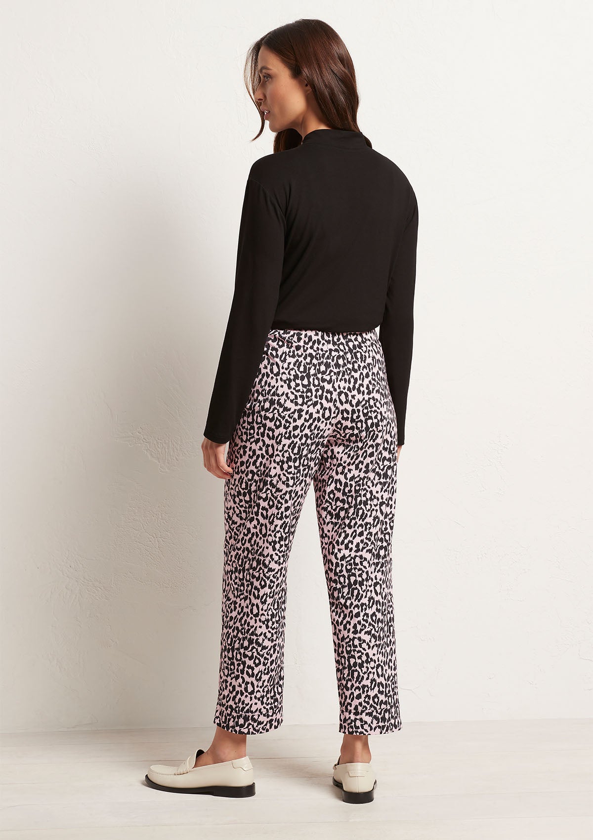 Mela Purdie Paw Print Popilene Cropped Shell Pant