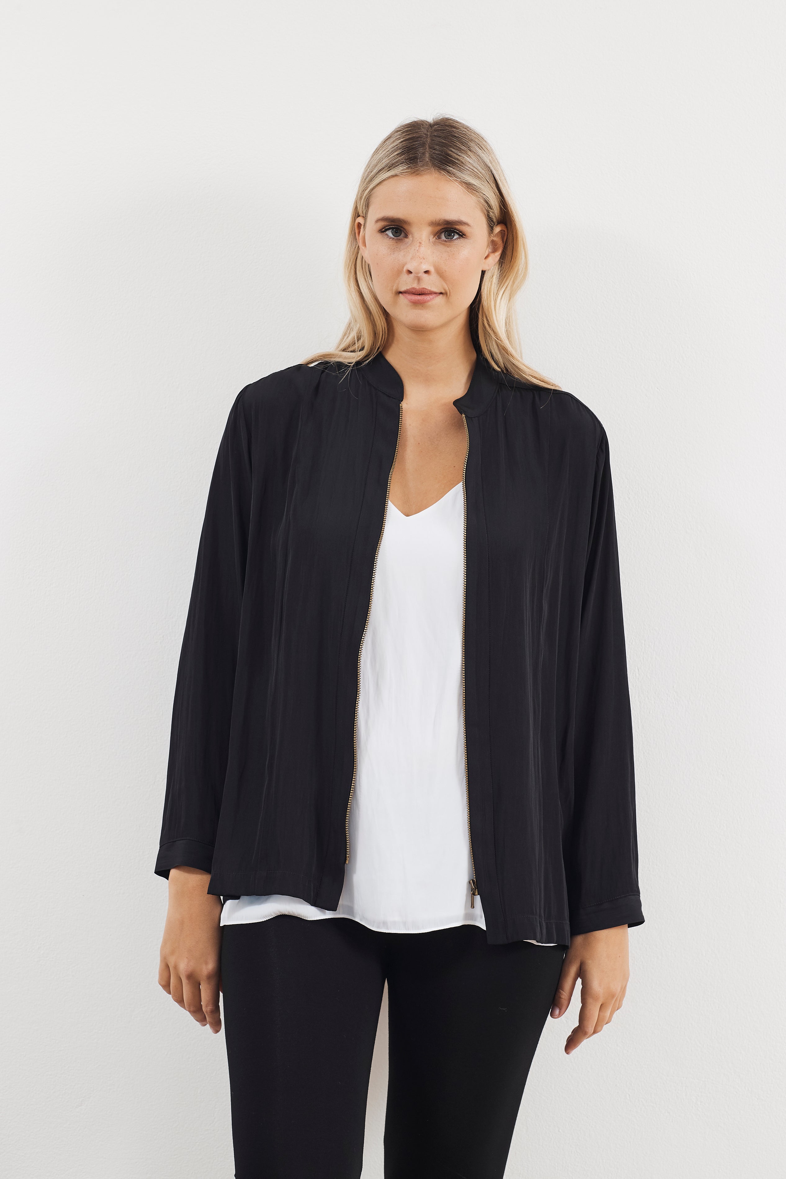 Mela Purdie MachÌ©Ã¨ Zip Bomber Jacket