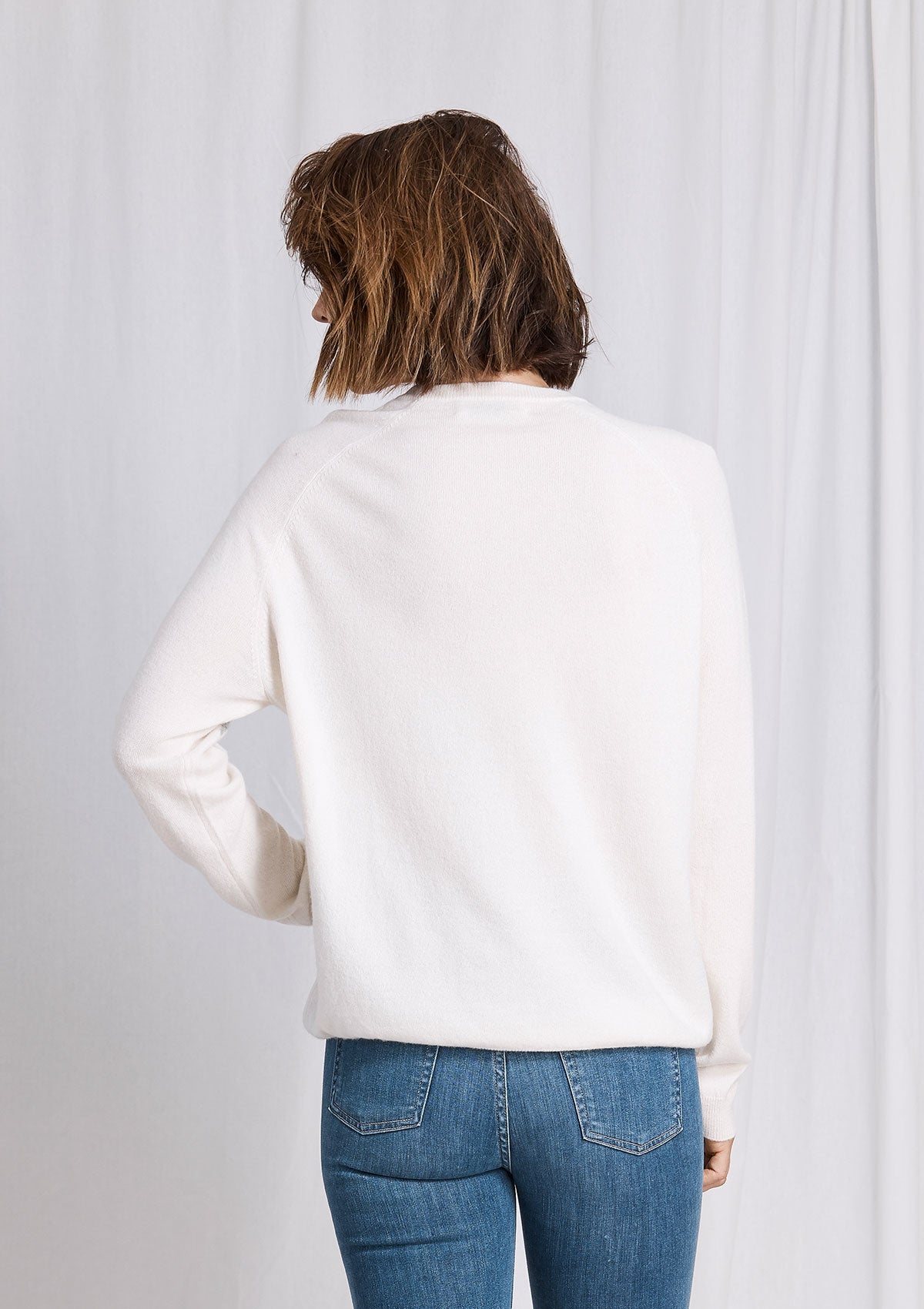 Khlassik All the Stars Ivory Cashmere Sweater