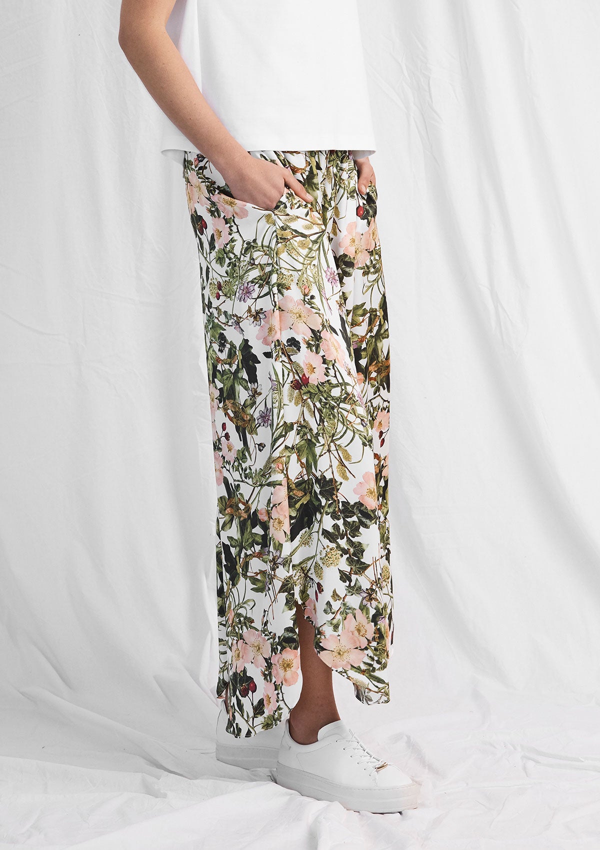 Mela Purdie Passion Vine Print Crescent Pant